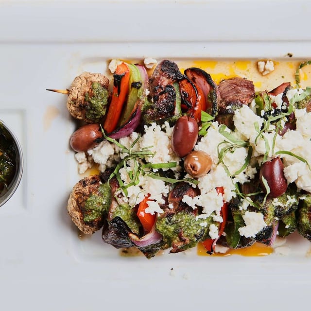 Grilled Beef Brochettes.