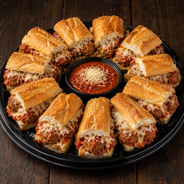Meatball Sub Platter.