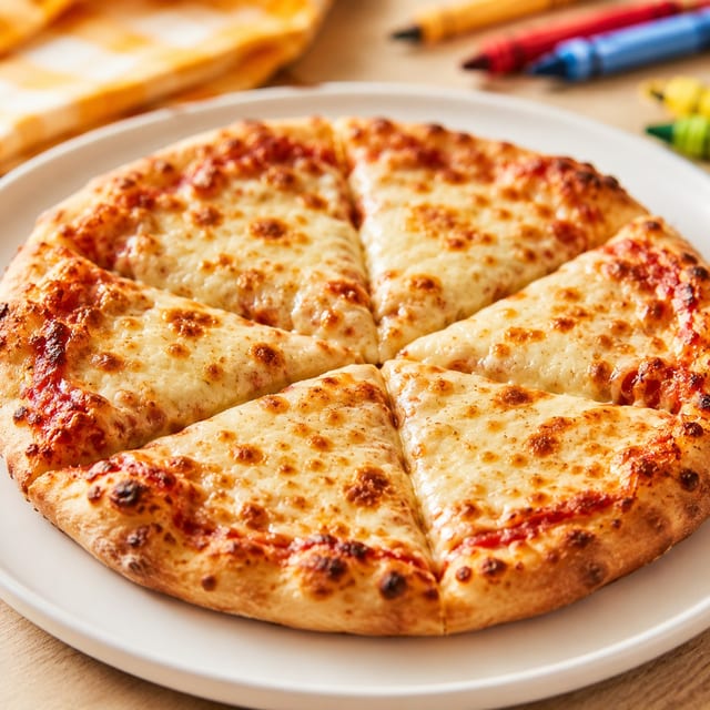 Kid's Pizza with Cheese.
