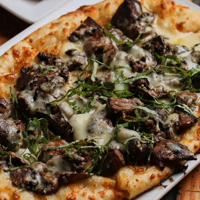 Wild Mushroom Truffle Flatbread.