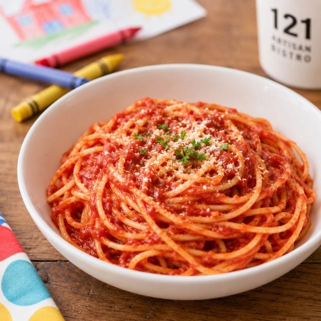 Kid's Pasta with Marinara.