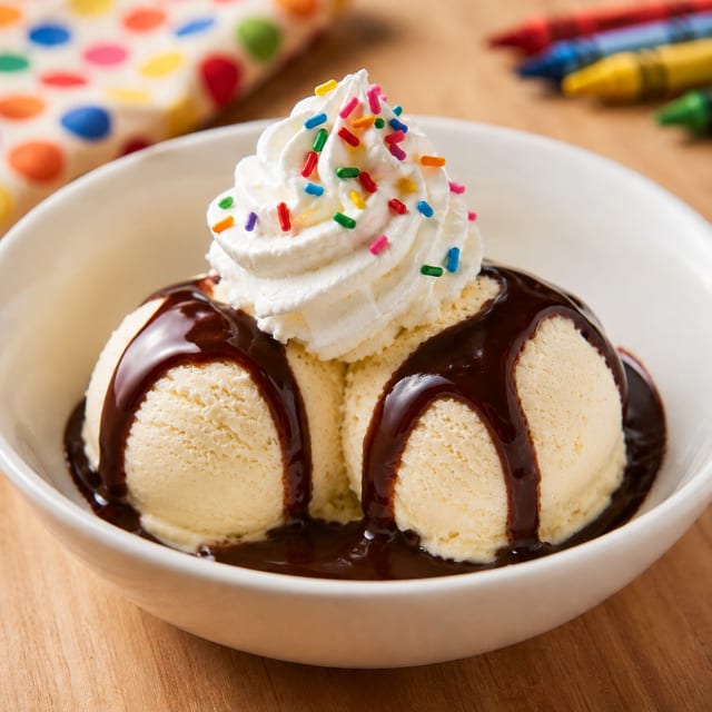 Kid's Vanilla Ice Cream.