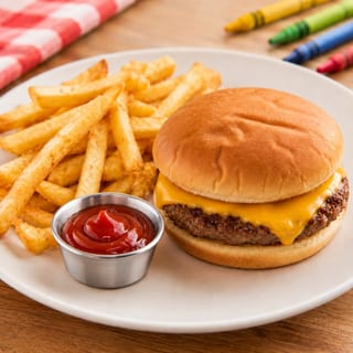 Kid's Cheeseburger & Fries